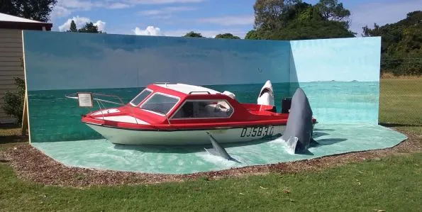 Shark Display from Vic Hislop